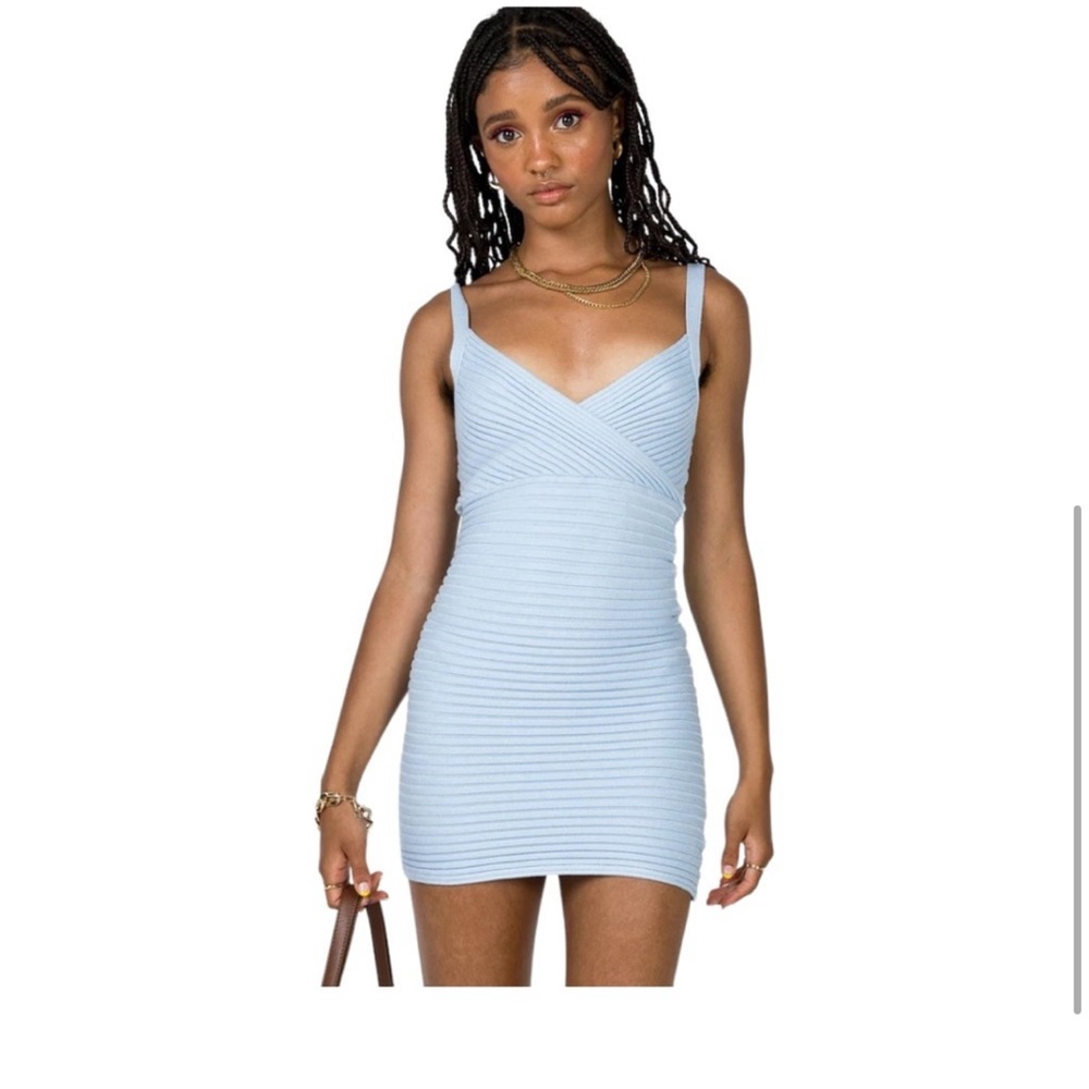 Princess Polly ribbed knit bodycon dress wrap